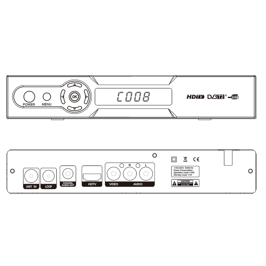 HDTR-851 DVB-T&T2