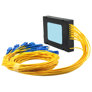 1×16 Optical PLC Splitter  Single mode cable with SC/UPC connectors